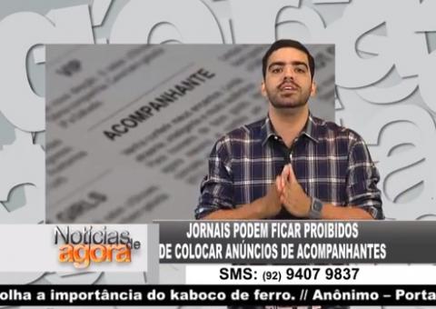 Jornais podem ficar proibidos de anunciar "acompanhantes"